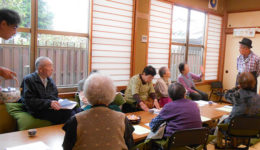 舘サロンのミニ敬老会